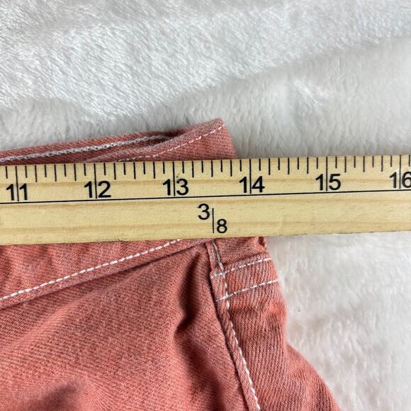 Levi's 501 Jeans Men's 32X32 Button Fly Salmon Coral Red Tab - Picture 4 of 11